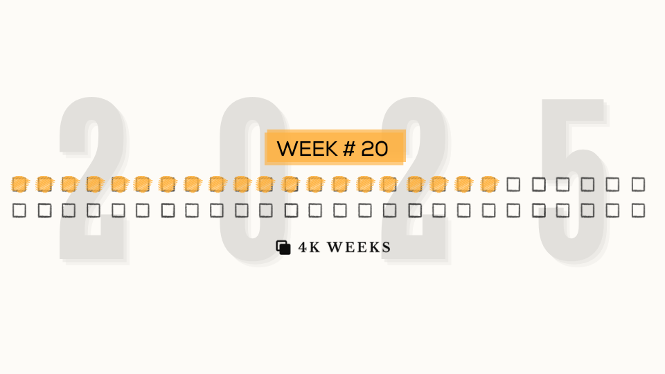 Week #20, 2025