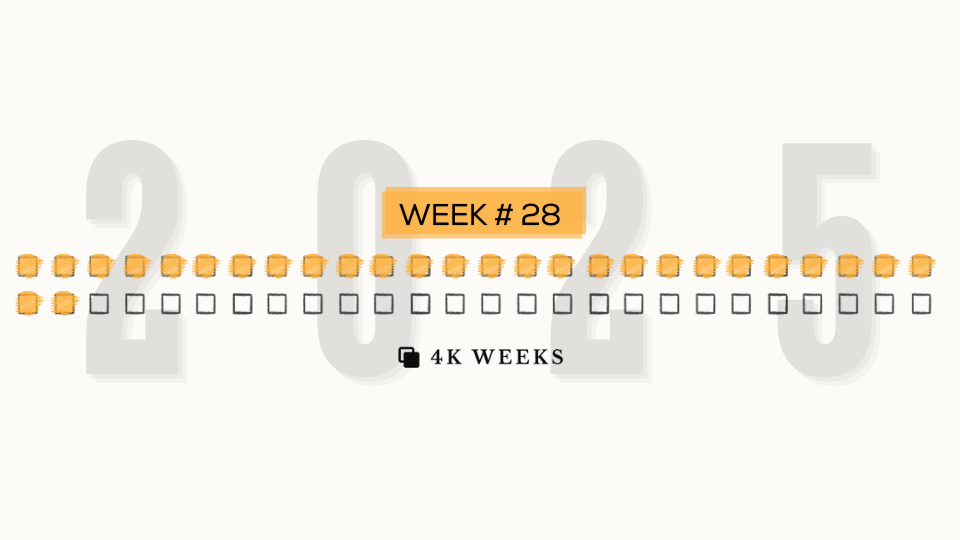 Week #28, 2025
