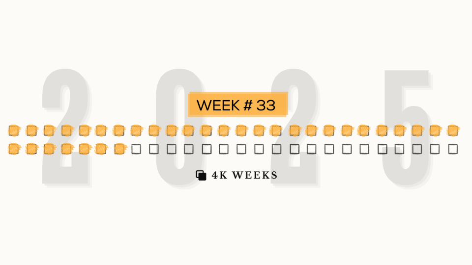 Week #33, 2025