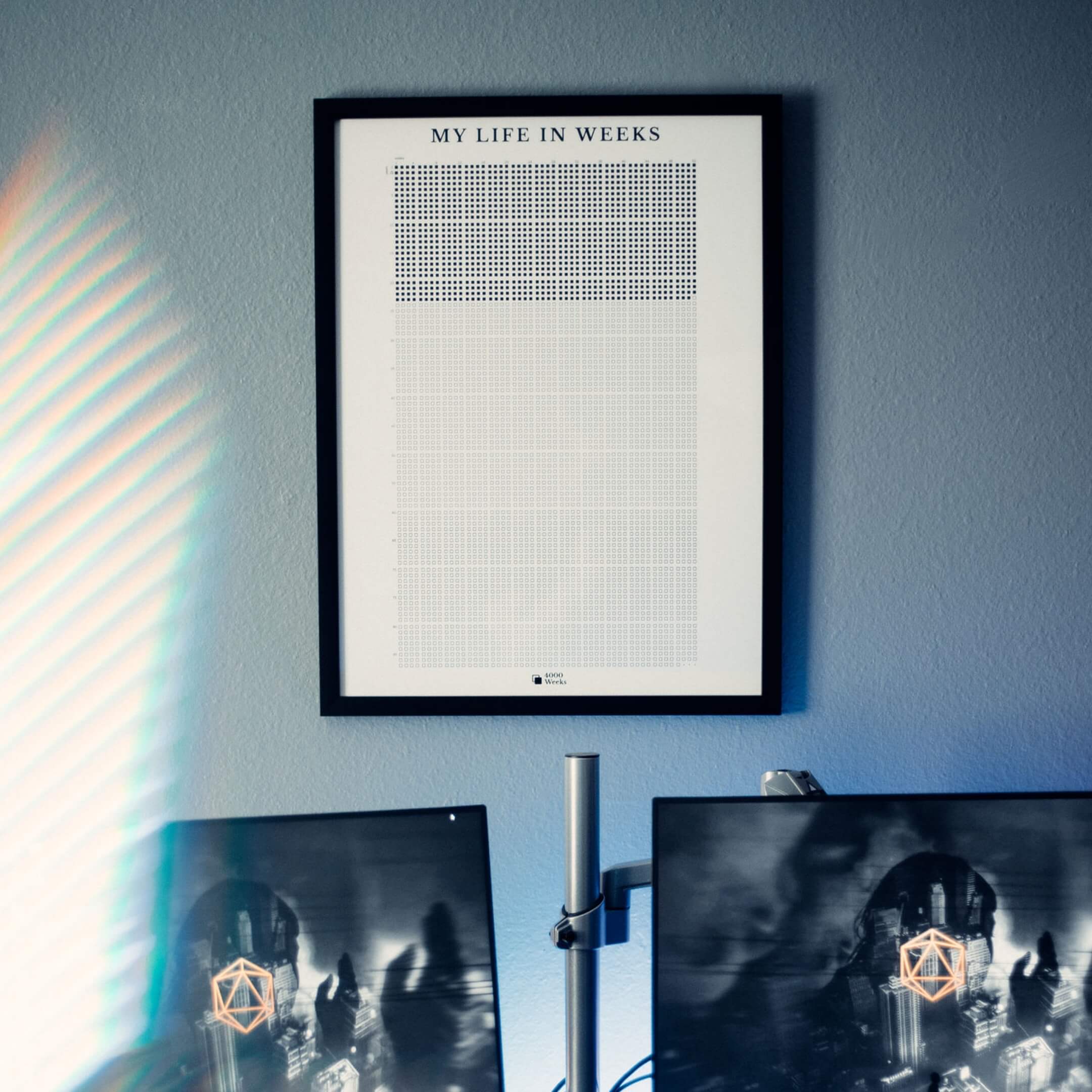 4k Weeks Poster™ (Framed)