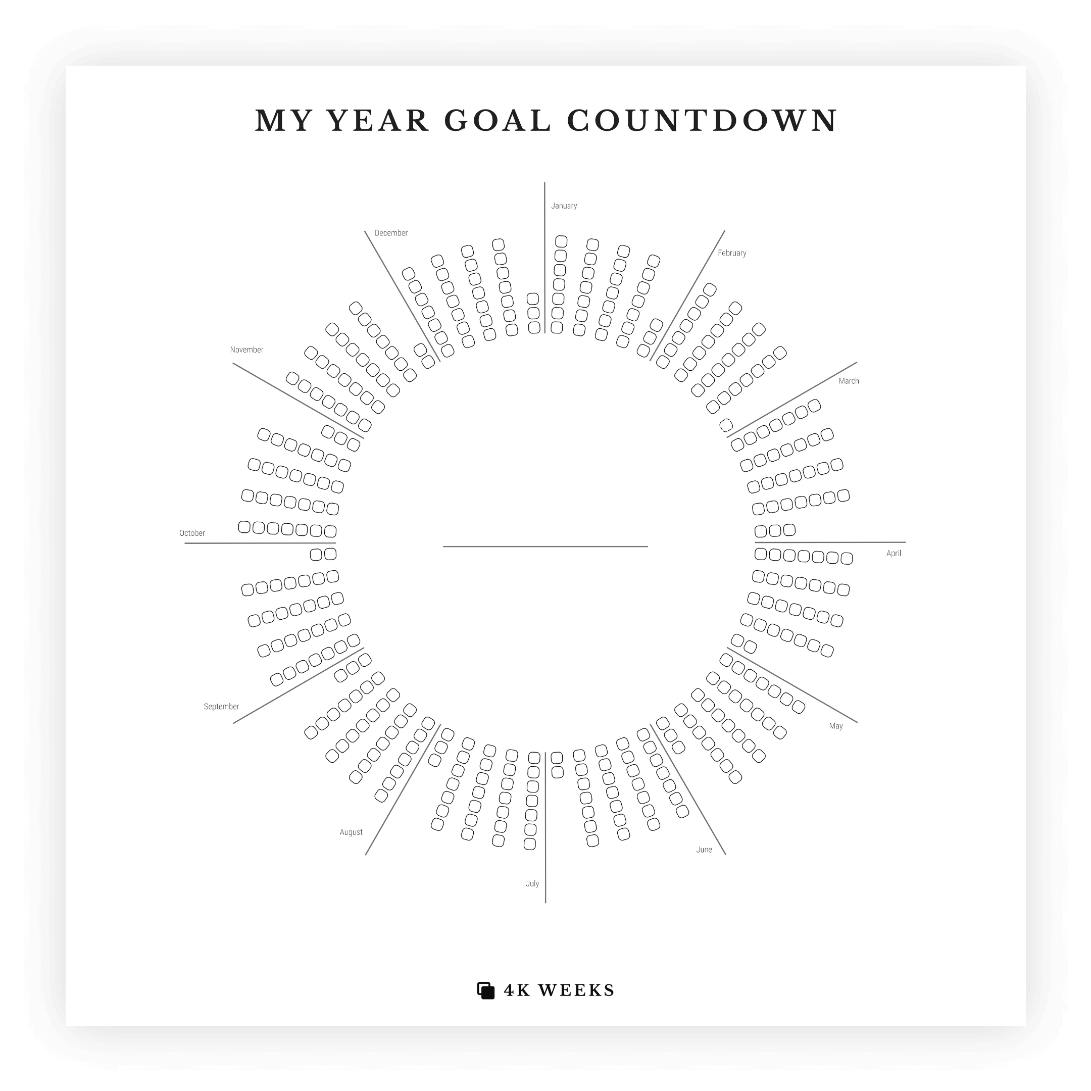 My Year Goal Countdown