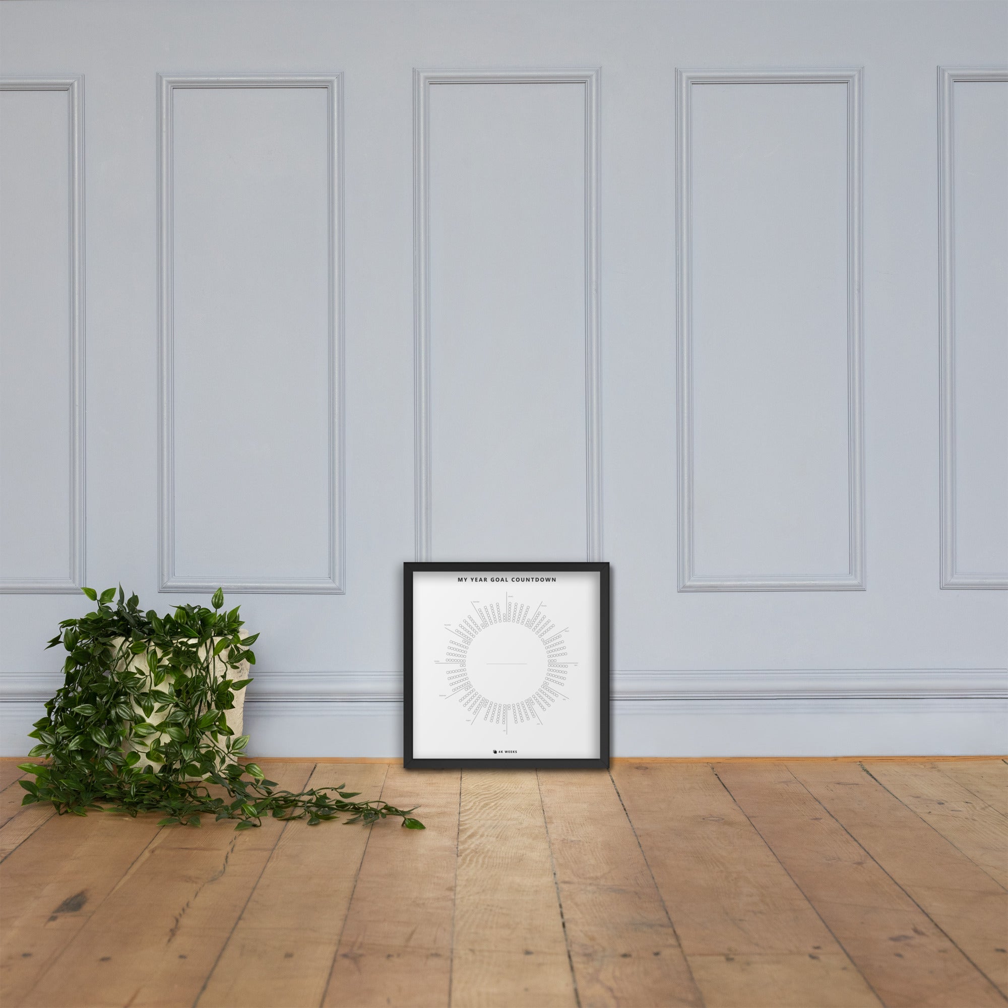 My Year Goal Countdown (Framed)