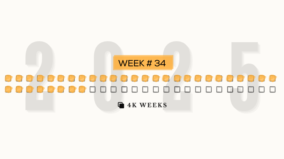 Week #34, 2025