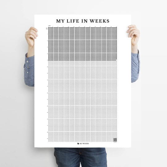 The Original Life Calendar 4K Weeks helps you maximize life 4KWEEKS